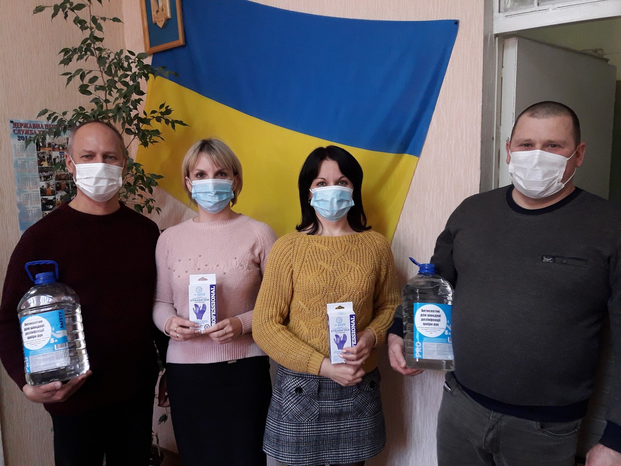 Партнерська допомога для Токмацького підрозділу пробації у профілактиці захворювання на COVID-19